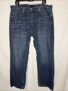 Levi's Men's Dark Blue Straight Jeans